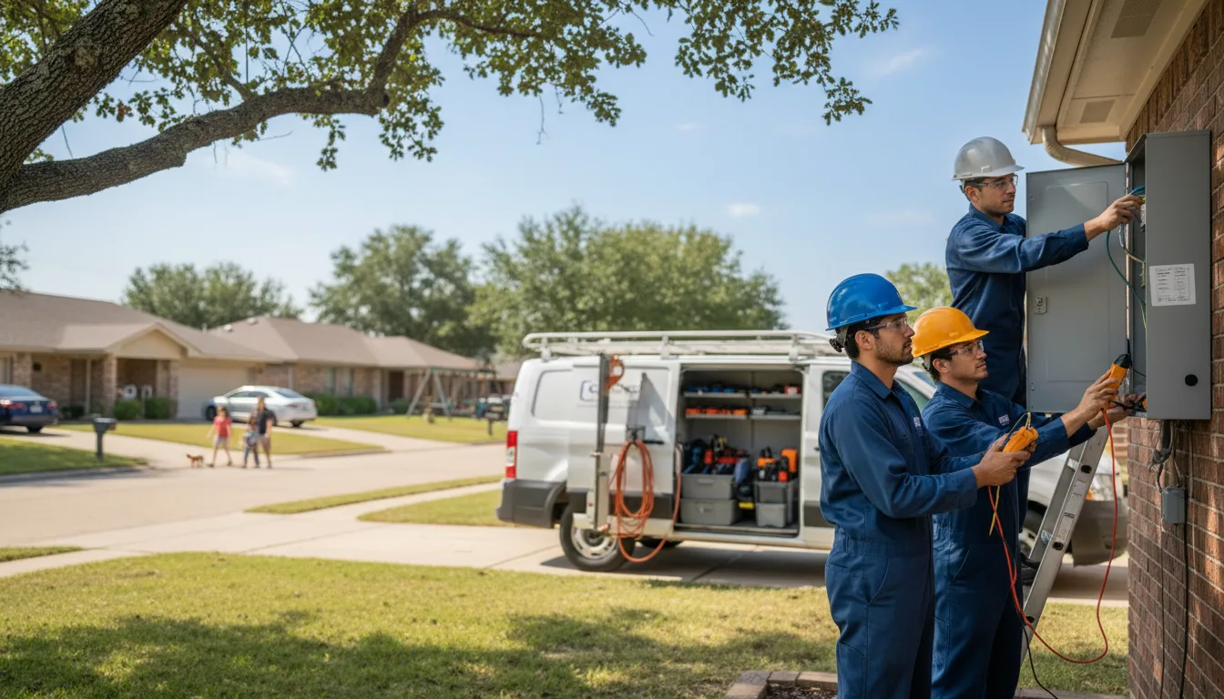 Certified electrician providing emergency electrical services in Metz, WV